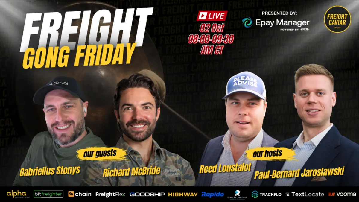 Spotter AI Co-Founder Gabrielius Stonys Featured on Freight Caviar’s Freight Gong Friday